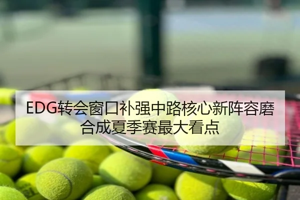 EDG转会窗口补强中路核心新阵容磨合成夏季赛最大看点